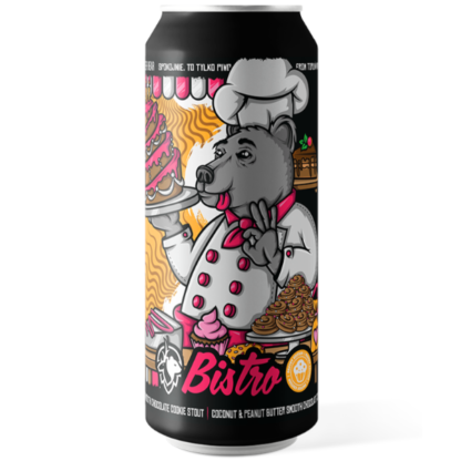 Bistro – Coconut & Peanut Butter Smooth Chocolate Cookie Stout Deer Bear
