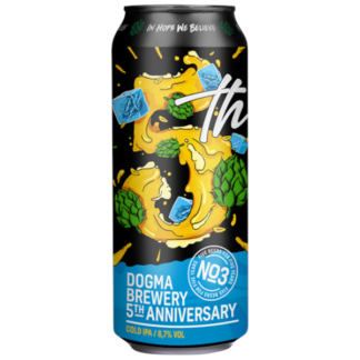 5th Anniversary Beer #3 - Cold IPA - Dogma Brewery